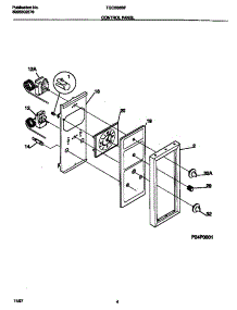 03 - Control Panel parts for Frigidaire Range TGO336BFD1 from AppliancePartsPros.com