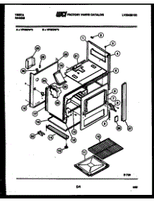 07 - Body Parts parts for Frigidaire Range VP36DW2 from AppliancePartsPros.com