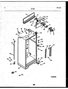 04 - Cabinet Parts parts for Frigidaire Refrigerator 95-1962-00-00 from AppliancePartsPros.com