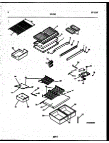 05 - Shelves And Supports parts for Frigidaire Refrigerator 95-1962-00-00 from AppliancePartsPros.com