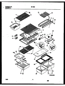 05 - Shelves And Supports parts for Frigidaire Refrigerator 95-1962-00-01 from AppliancePartsPros.com