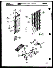 07 - System And Automatic Defrost Parts parts for Frigidaire Refrigerator 95-1967-00-02 from AppliancePartsPros.com