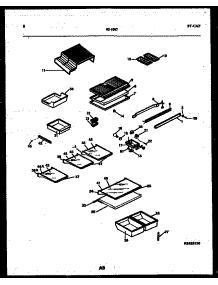 05 - Shelves And Supports parts for Frigidaire Refrigerator 95-1997-66-04 from AppliancePartsPros.com
