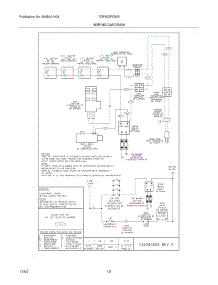 12 - Wiring Diagram parts for Tappan Range TGF602PGW3 from AppliancePartsPros.com