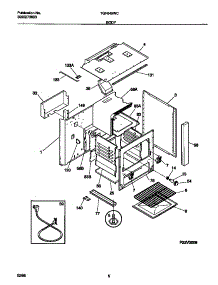 04 - Body parts for Frigidaire Range TGF645WCDA from AppliancePartsPros.com