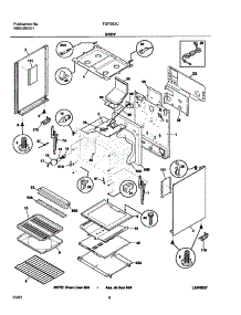 07 - Body parts for Tappan Range TGFS63CQA from AppliancePartsPros.com