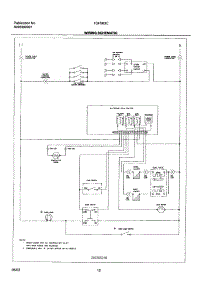 12 - Wiring Schematic parts for Tappan Range TGFS63CSA from AppliancePartsPros.com