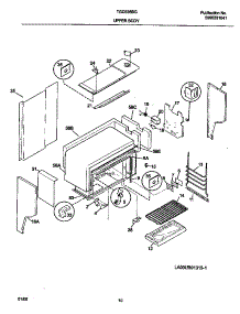 06 - Upper Body parts for Frigidaire Range TGO336BGW1 from AppliancePartsPros.com
