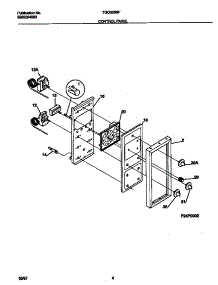 03 - Control Panel parts for Frigidaire Range TGO356BFDB from AppliancePartsPros.com
