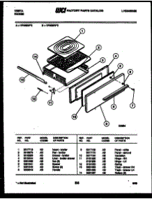 03 - Broiler Drawer Parts parts for Frigidaire Range VP30BW2 from AppliancePartsPros.com