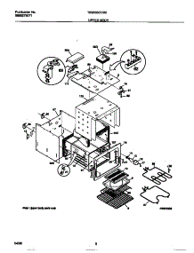 04 - Upper Body parts for Frigidaire Oven TEB555CCB2 from AppliancePartsPros.com