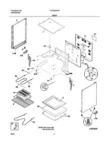 05 - Body parts for Tappan Range TEF303BWB from AppliancePartsPros.com