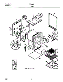 03 - Body parts for Frigidaire Range TEF322SCDA from AppliancePartsPros.com