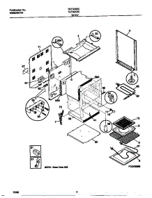 03 - Body parts for Frigidaire Range TEF324BCWC from AppliancePartsPros.com