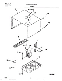 08 - Cabinet parts for Frigidaire Oven TEB794CBSB from AppliancePartsPros.com