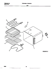 13 - Unit parts for Frigidaire Oven TEB794CBSB from AppliancePartsPros.com