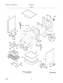 05 - Body parts for Tappan Range TEF326FSE from AppliancePartsPros.com