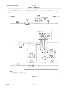 12 - Wiring Schematic parts for Tappan Range TGF363AUE from AppliancePartsPros.com