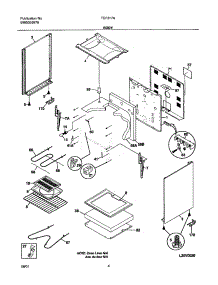05 - Body parts for Tappan Range TEF317AUA from AppliancePartsPros.com