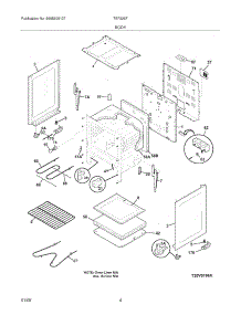 05 - Body parts for Tappan Range TEF326FBB from AppliancePartsPros.com