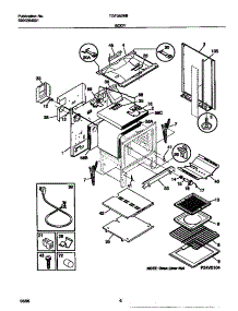 04 - Body parts for Frigidaire Range TGF362BBBC from AppliancePartsPros.com