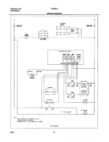 12 - Wiring Diagram parts for Tappan Range TGF364ASB from AppliancePartsPros.com