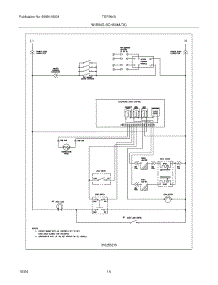 12 - Wiring Schematic parts for Tappan Range TGF364AQG from AppliancePartsPros.com