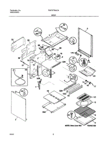 07 - Body parts for Tappan Range TGF377WJCA from AppliancePartsPros.com