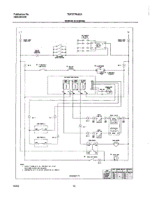12 - Wiring Diagram parts for Tappan Range TGF377WJCA from AppliancePartsPros.com