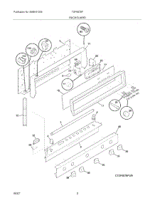 03 - Backguard parts for Tappan Range TGF657BFU5 from AppliancePartsPros.com