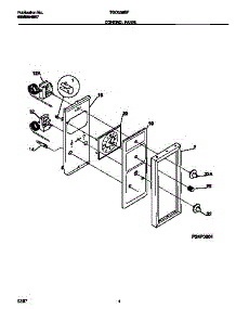 03 - Control Panel parts for Frigidaire Range TGO336BFDB from AppliancePartsPros.com