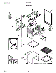 05 - Lower Body parts for Frigidaire Range TGO336BFDB from AppliancePartsPros.com