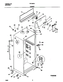 03 - Cabinet parts for Frigidaire Refrigerator TRT16NRHD2 from AppliancePartsPros.com
