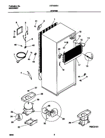 05 - System parts for Frigidaire Refrigerator TRT16NRHD2 from AppliancePartsPros.com