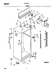 03 - Cabinet parts for Frigidaire Refrigerator TRT18GRED1 from AppliancePartsPros.com