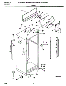 03 - Cabinet parts for Frigidaire Refrigerator TRT18GRED2 from AppliancePartsPros.com