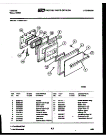 03 - Door Parts parts for Frigidaire Oven 11-2969-00-01 from AppliancePartsPros.com