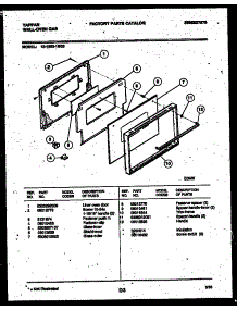03 - Door Parts parts for Frigidaire Oven 12-1863-00-03 from AppliancePartsPros.com