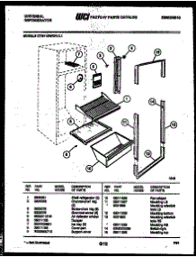 05 - Shelves And Supports parts for Frigidaire Refrigerator CTN110WKR1 from AppliancePartsPros.com