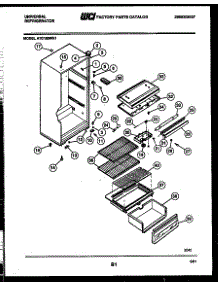 03 - Cabinet Parts parts for Frigidaire Refrigerator ATC105WKH1 from AppliancePartsPros.com