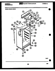 03 - Cabinet Parts parts for Frigidaire Refrigerator GTL175HH0 from AppliancePartsPros.com