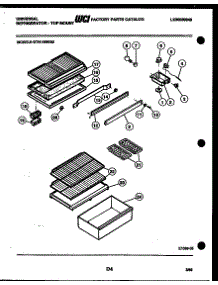 04 - Shelves And Supports parts for Frigidaire Refrigerator GTN140CG2 from AppliancePartsPros.com