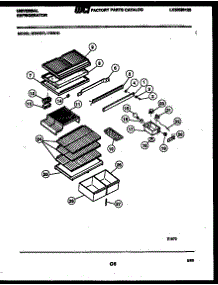 04 - Shelves And Supports parts for Frigidaire Refrigerator GTL175AH1 from AppliancePartsPros.com