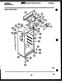 03 - Cabinet Parts parts for Frigidaire Refrigerator GTN175CH0 from AppliancePartsPros.com