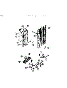 09 - Cooling System parts for Frigidaire Refrigerator 95-2487-23-01 from AppliancePartsPros.com