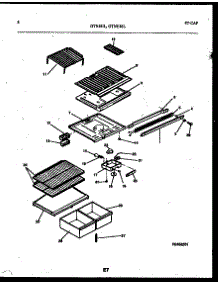 05 - Shelves And Supports parts for Frigidaire Refrigerator GTLI181BL0 from AppliancePartsPros.com