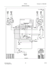 11 - Wiring Diagram parts for Tappan Range TEF353AUF from AppliancePartsPros.com
