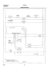 10 - Wiring Schematic parts for Tappan Range TEF364ASF from AppliancePartsPros.com