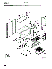 05 - Upper Body parts for Frigidaire Range TEO356BCDA from AppliancePartsPros.com