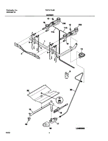 05 - Burner parts for Tappan Range TGF317AUB from AppliancePartsPros.com